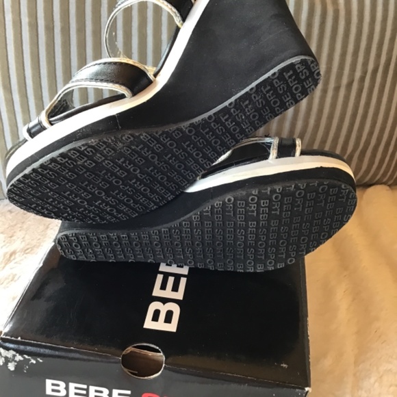 Bebe sport heel sandal size 6 - Picture 5 of 6